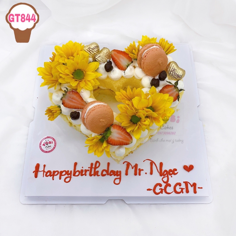 GT844 - BÁNH GATO TẶNG BẠN GÁI NGÀY VALENTINE ĐẦY NGỌT NGÀO VÀ ĐẶC BIỆT