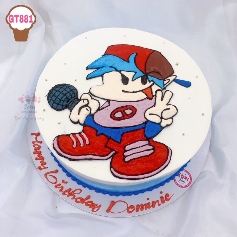 GT881 - BÁNH SINH NHẬT VẼ HÌNH SHIN CẬU BÉ BÚT CHÌ ĐÁNG YÊU DÀNH CHO CÁC BÉ TRAI