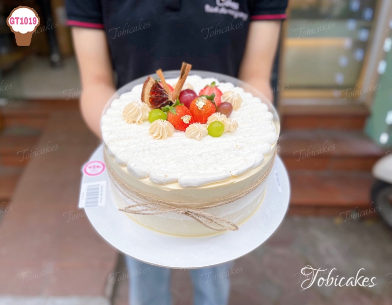 GT1019 - BÁNH SINH NHẬT TRANG TRÍ KIỂU ÂU ĐẸP