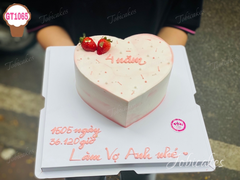 GT1065 - BÁNH SINH NHẬT HÌNH TRÁI TIM SIÊU NGỌT NGÀO TẶNG NGƯỜI YÊU, TỎ TÌNH BẠN GÁI