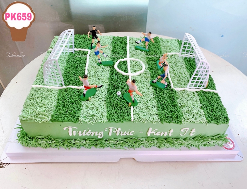 PK659 - BÁNH SINH NHẬT TRANG TRÍ ĐỘI BÓNG TRÊN SÂN ẤN TƯỢNG DÀNH CHO CÁC BÉ TRAI