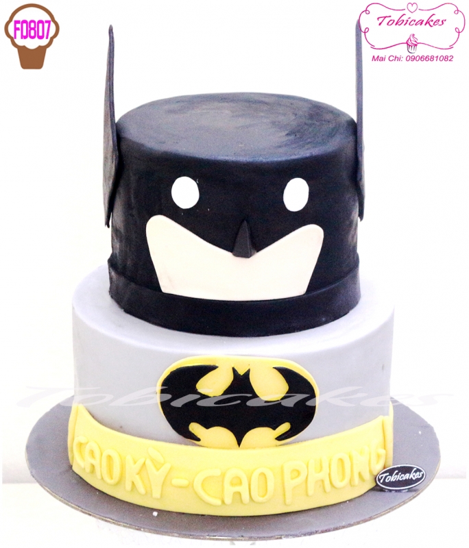 BÁNH SINH NHẬT TRANG TRÍ CHỦ ĐỀ BATMAN
