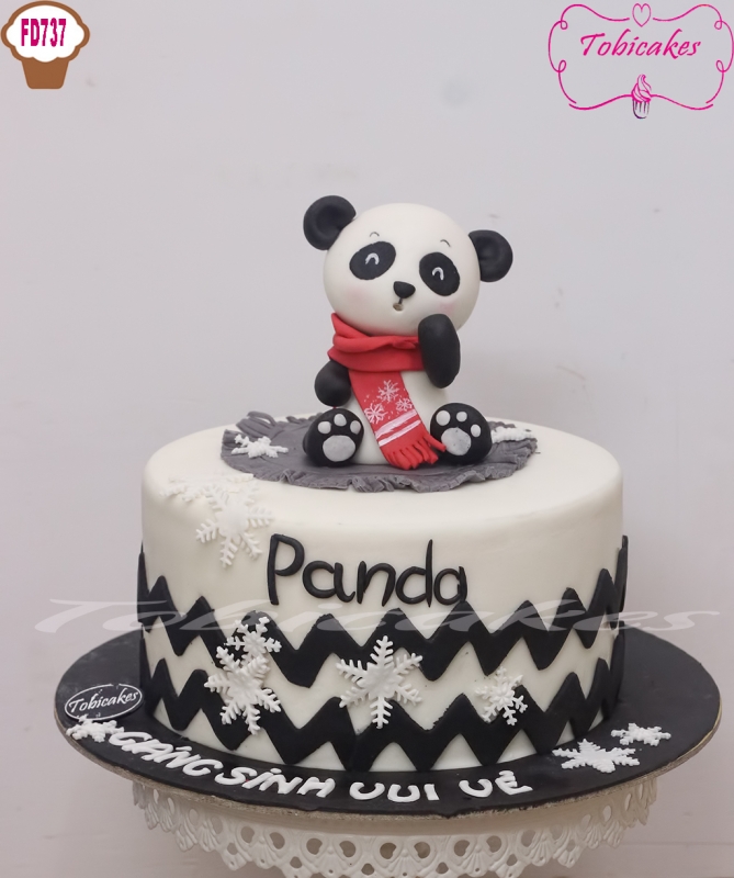 BÁNH SINH NHẬT TẠO HÌNH CHÚ GẤU PANDA CUTE