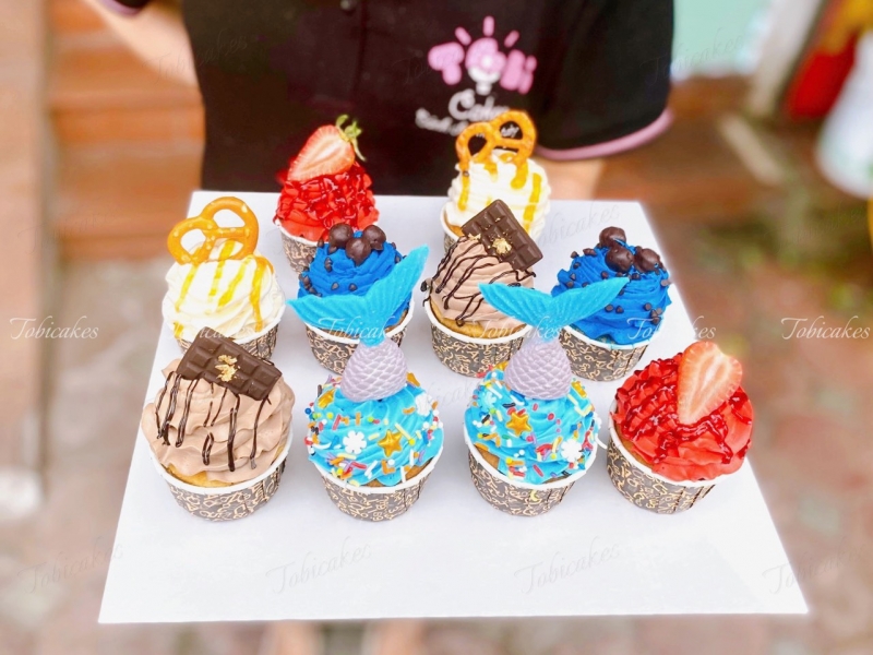 CUPCAKES THEO CHỦ ĐỀ NÀNG TIÊN CÁ TIỆC NGỌT DÀNH CHO CÁC BÉ YÊU