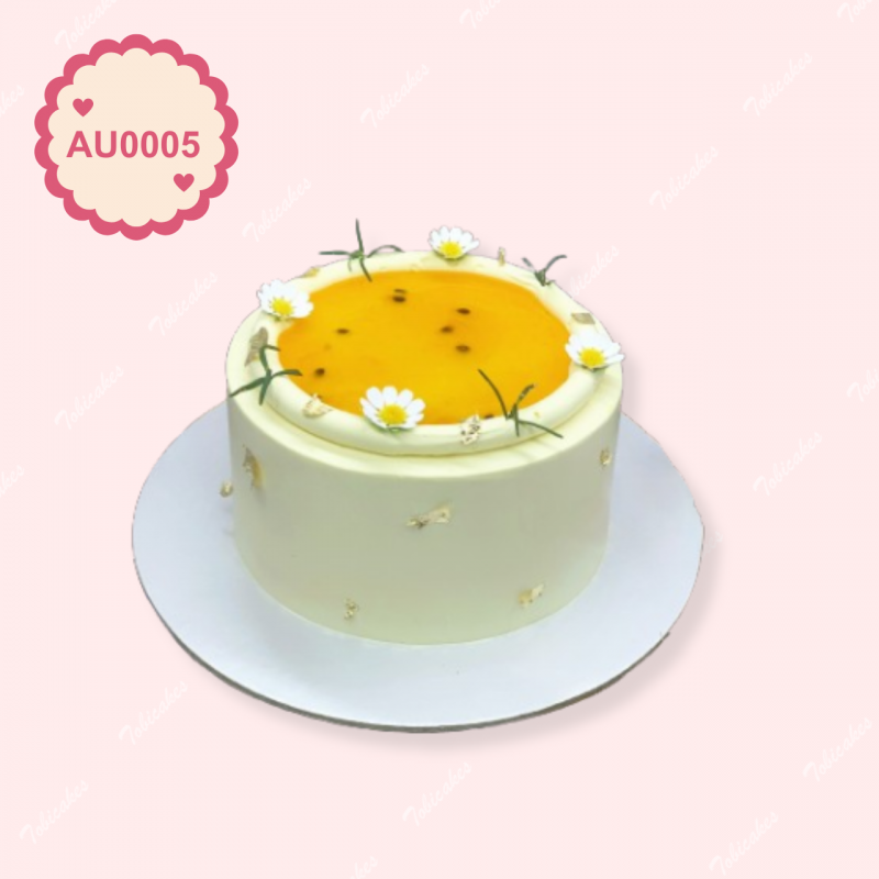 AU0005 - BÁNH ÂU PHỦ MỨT CHANH DÂY ĐƠN GIẢN