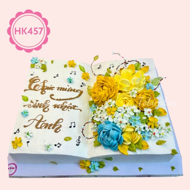HK457 - Bánh sinh nhật Hoa Kem - Cuốn sách lưu giữ kỷ niệm