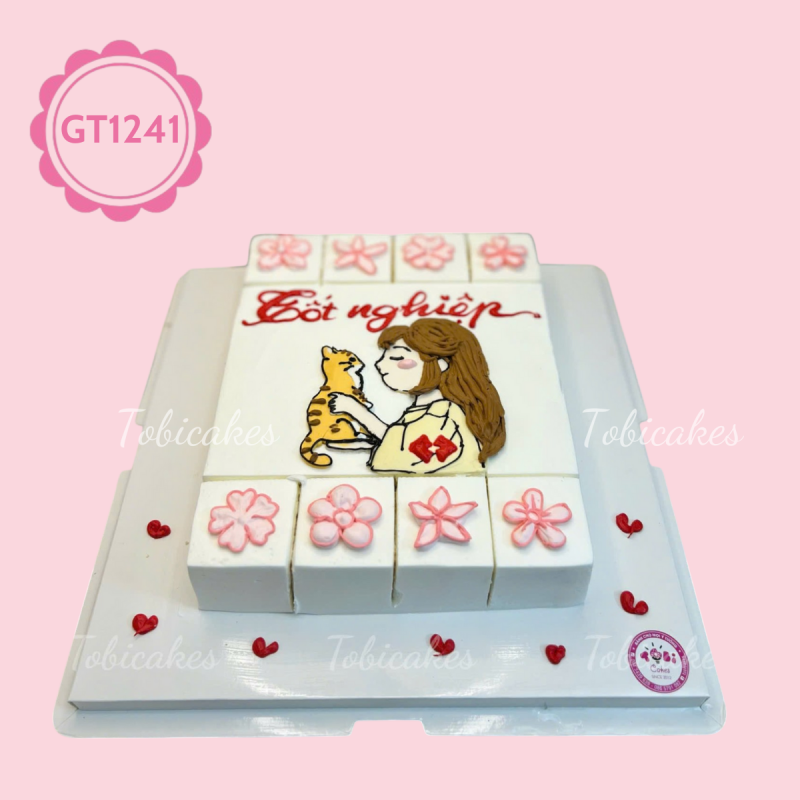 GT1241 – Bánh sinh nhật Tạm biệt tuổi học trò