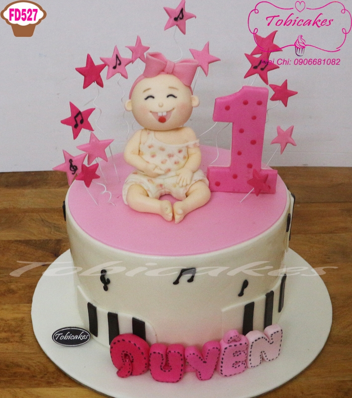 BÁNH SINH NHẬT DÀNH CHO BÉ GÁI 1 TUỔI
