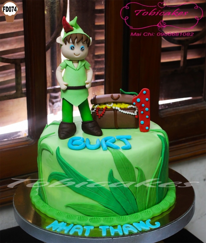 BÁNH SINH NHẬT TẠO HÌNH CHÚ BÉ PETER PAN