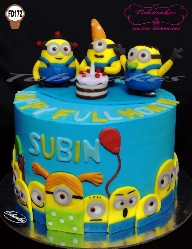 BÁNH SINH NHẬT TẠO HÌNH MINION
