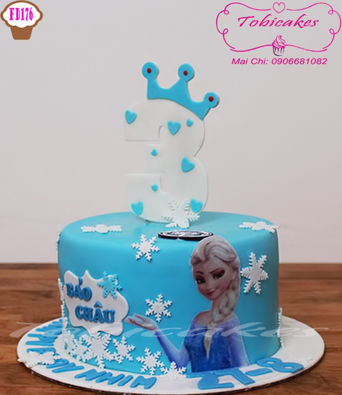 BÁNH SINH NHẬT CHỦ ĐỀ ELSA