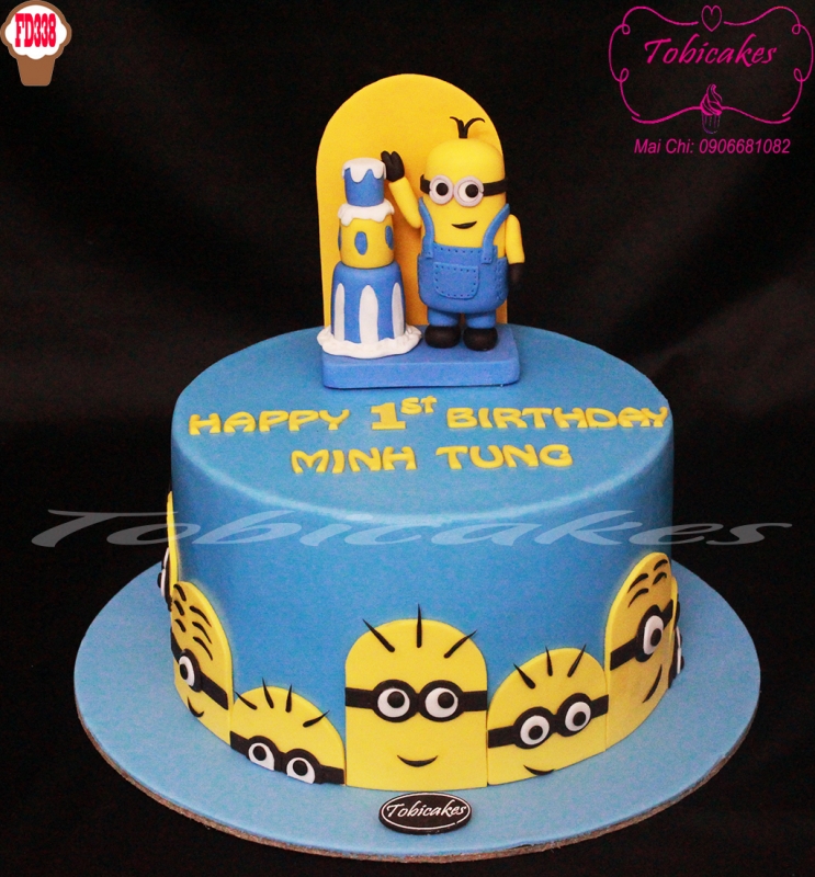 BÁNH SINH NHẬT TẠO HÌNH MINION